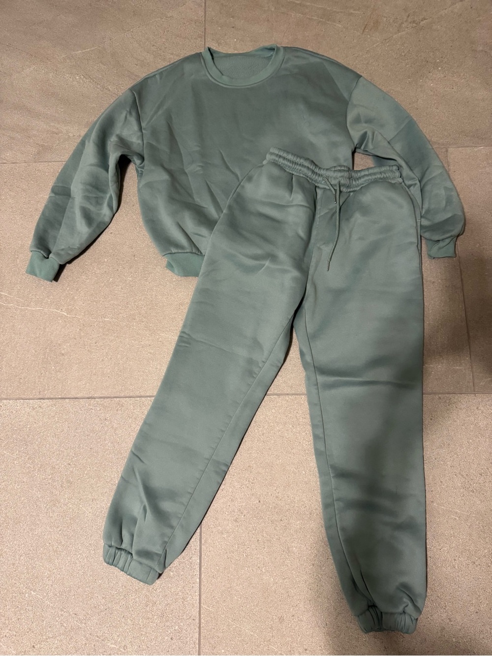 Women’s large light blue sweat set